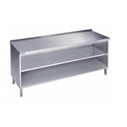 Arbejdsskab uden dør - med bagkant - 600 mm x 1900 mm-0