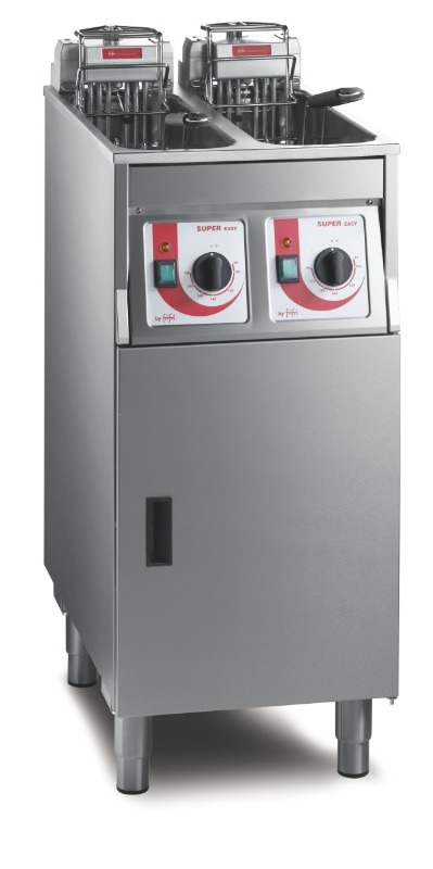FriFri Friture 2x7,5 kW - SuperEasy 411 med filtersystem og 2 x oliepumpe-0 FriFri Friture 2x7,5 kW - SuperEasy 411 med filtersystem og 2 x oliepumpe-0