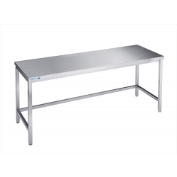 Arbejdsbord med stålplade - uden bagkant - 700 mm x 1000 mm-0
